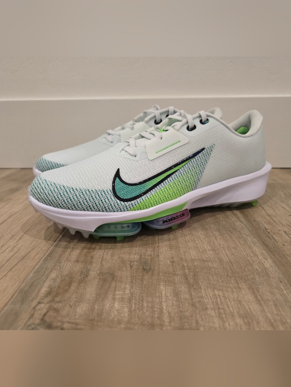 NIKE AIR ZOOM INFINITY TOUR 2 BARELY GREEN GOLF SHOES MENS